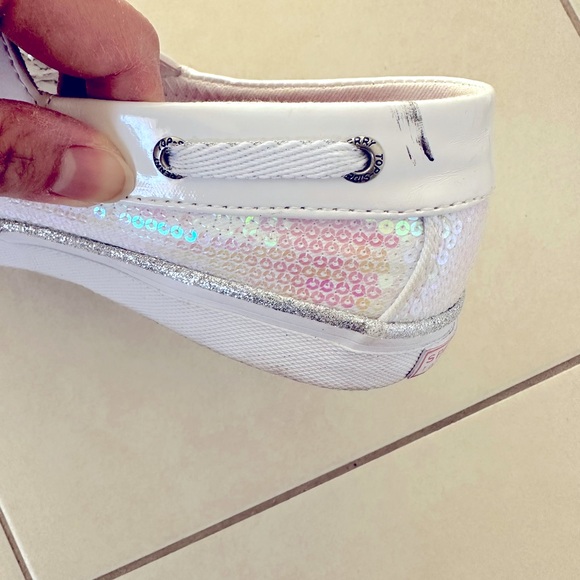 Sperry Women’s Top-sider White Bahama Shoes, Size US 4.5M - Picture 7 of 7